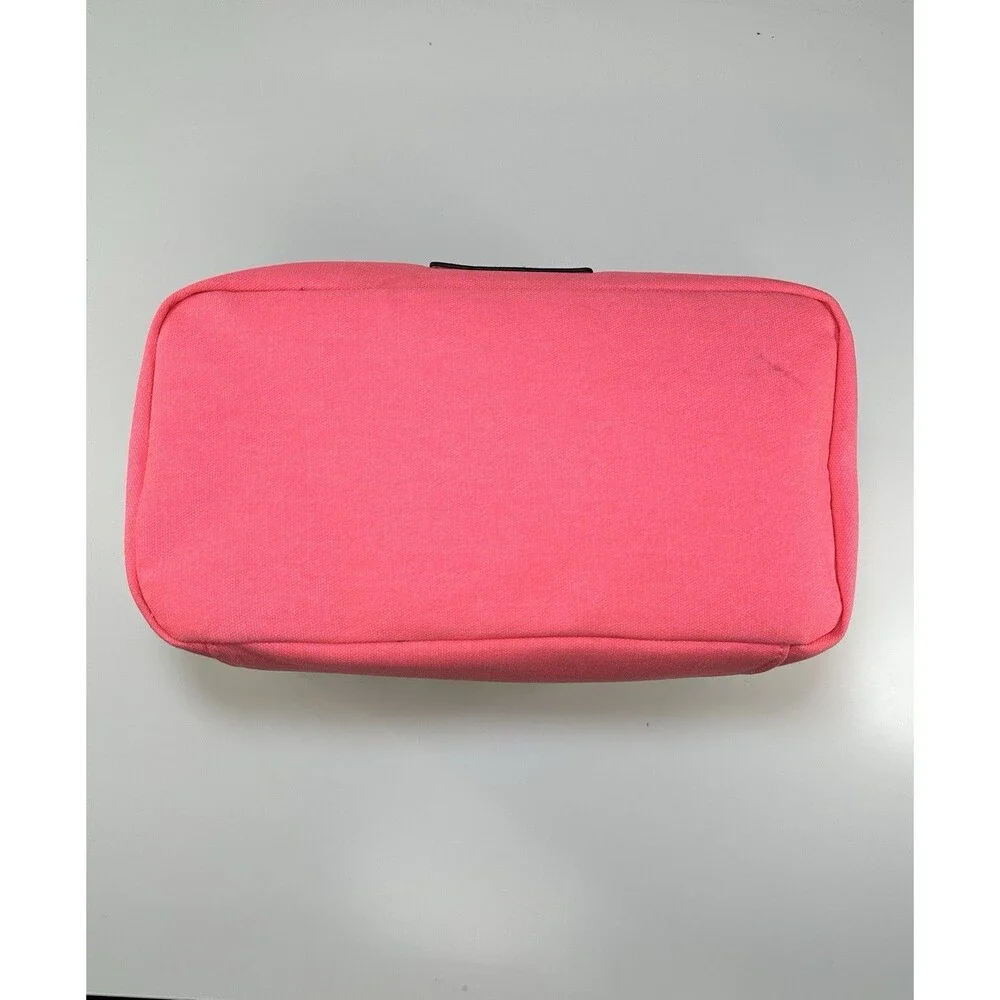 Victoria’s Secret Travel Case Pink Black Stripe Sexy Little Things NWT Gift
